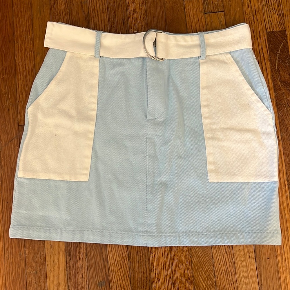 Color block skirt